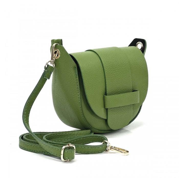 Geanta Crossbody din Piele Verde Avocado - Betsy